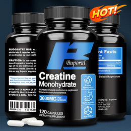Creatine Monohydrate - Improves Energy and Endurance, Increases Muscle Mass, and Athletic Performance Creatine Monohydrate - Improves Energy and Endurance, Increases Muscle Mass, and Athletic Performance - VitalEase